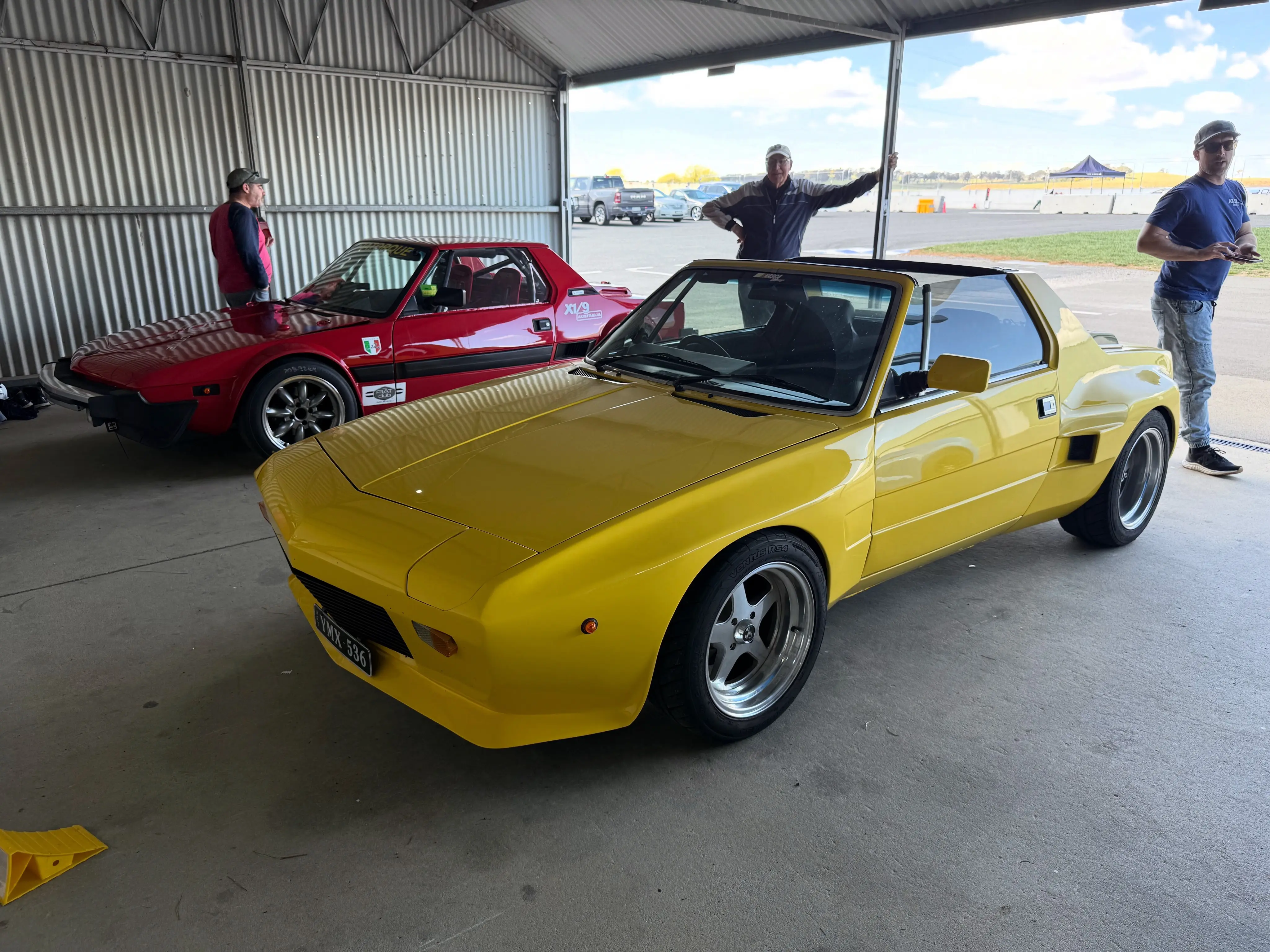 The Fiat Club Australia convoy driving through scenic Australian roads