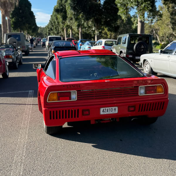 Rare Lancia 037 Rally legend on NSW Historic Vehicle Scheme (HVS) plates ending in 'H', demonstrating our club support for all Italian marques.