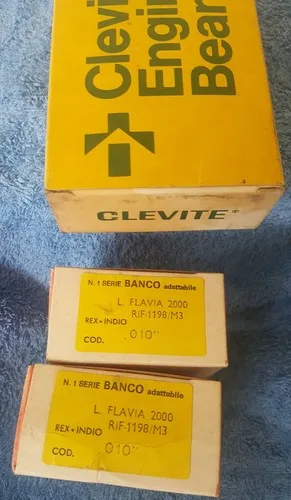 Lancia Flavia 2000 engine Main Bearing Set  1198 M3 010 (10 thou undersize)
