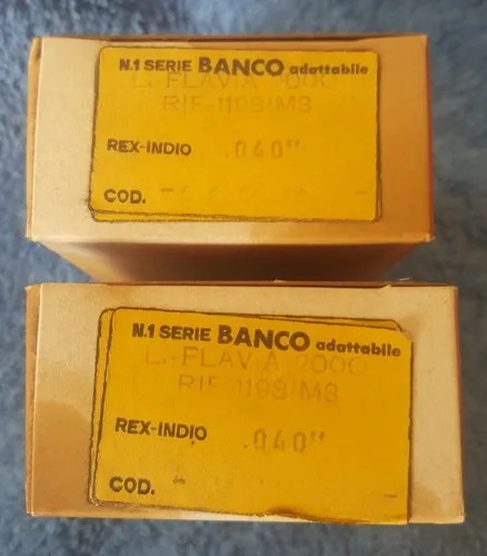 Lancia Flavia 2000 engine Main Bearing Set  1198 M3 040 (40 thou undersize)