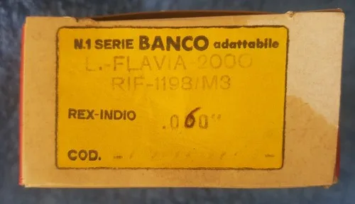 Lancia Flavia 2000 engine Main Bearing Set  1198 M3 060 (60 thou undersize)