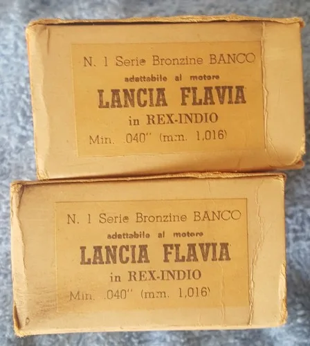 Lancia Flavia 1500 / 1800 engine Main Bearing Set   1065M3 040 under size
