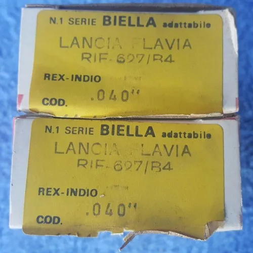Lancia Flavia 1500 engine Big End Bearing Set 0627/B4 040 (40 thou undersize)