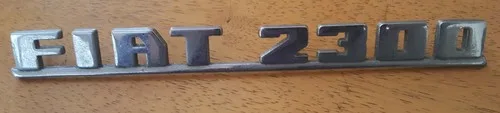 Fiat 2300 badgework / script "Fiat 2300" original USED