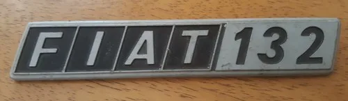 Fiat 132 badgework / script "Fiat 132" original USED