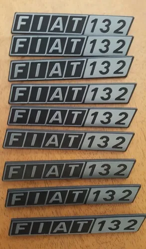 Fiat 132 2000 badgework / script "Fiat 132" NEW plastic