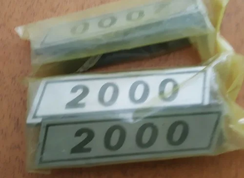 Fiat 132 2000 badgework / script "2000" NEW plastic