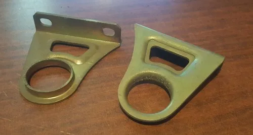 Fiat 850  exhaust mounting bracket (Original Fiat) rear 4116710