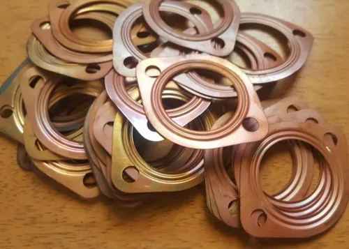Alfa Romeo Alfetta / Giulietta exhaust flange gaskets (2 pieces) copper Spesso