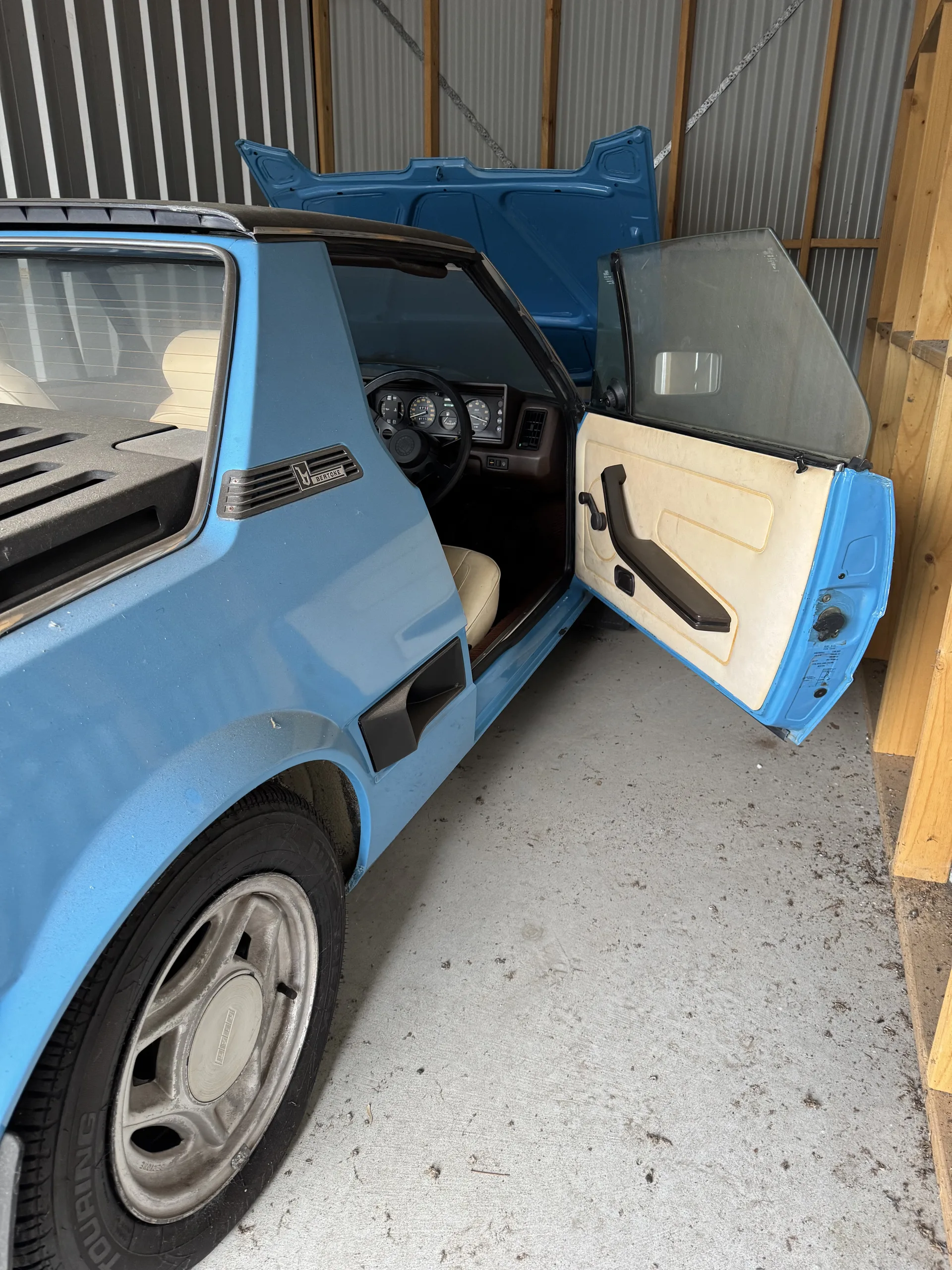 1980 Fiat X1/9 Series 1.5 "Australian Hybrid" – Factory 1.3L & 4-Speed – French Blue – Registered