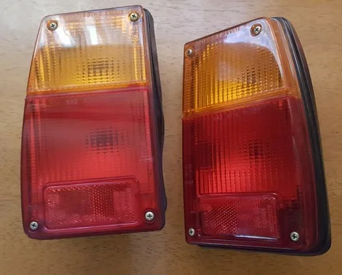 Fiat 128 coupe rear tail lights (Original Altissimo) Black surround