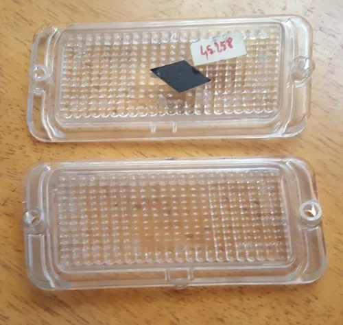 Fiat 124 coupe CC front indicator Clear Lenses (Original STARS) PAIR