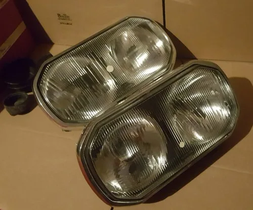 Lancia Beta series 1 Pair of OCTAGONAL headlights (SIEM) Right hand drive