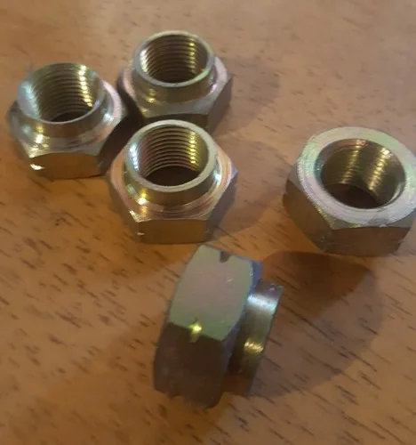 Fiat 124 All, 125, 132, 131, front wheel hub nut (left hand thread) 14044171