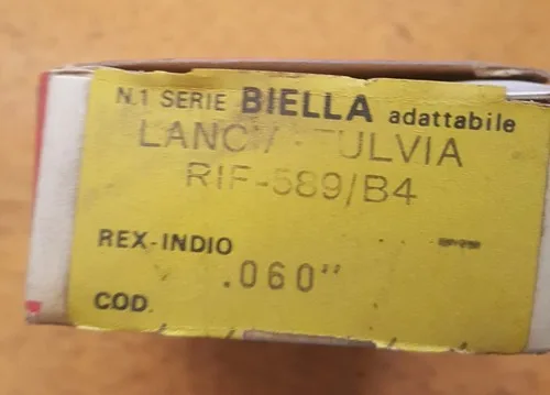 Lancia Fulvia Big End Bearing Set 0589/B4 060 (60 thou undersize)