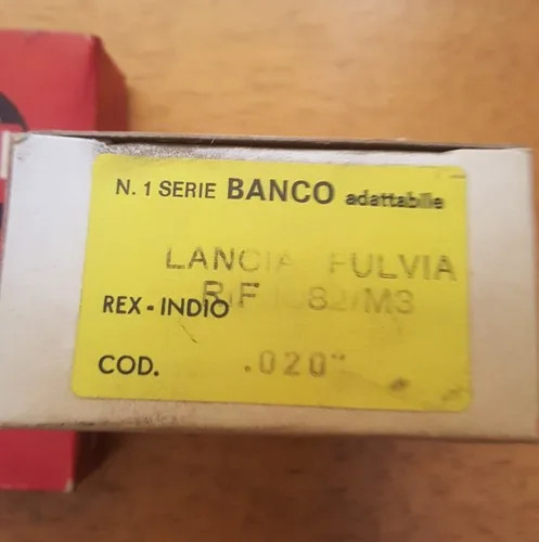 Lancia Fulvia Main Bearing Set 1082/M3 020 (20 thou undersize)