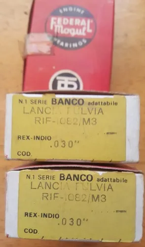 Lancia Fulvia Main Bearing Set 1082/M3 030 (30 thou undersize)