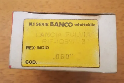 Lancia Fulvia Main Bearing Set 1082/M3 060 (60 thou undersize)