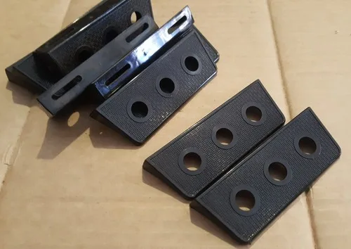 Hella Vintage 3 switch mounting panel Black