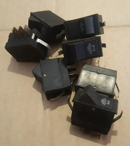 Kitcar universal rocker switch INTERIOR LIGHTS 3 pos 3 pin