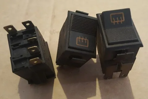 Kitcar universal rocker switch Demister 1 2 pos 4 pin type B
