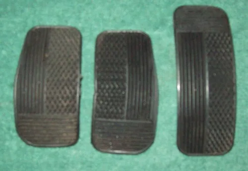 Fiat 131S / CL, SuperMirafiori, brake clutch & accelerator pedal pads (SET OF 3)