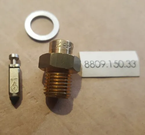 Alfa Romeo Dellorto DHLA 1.50 needle & seat genuine 8809-150-33