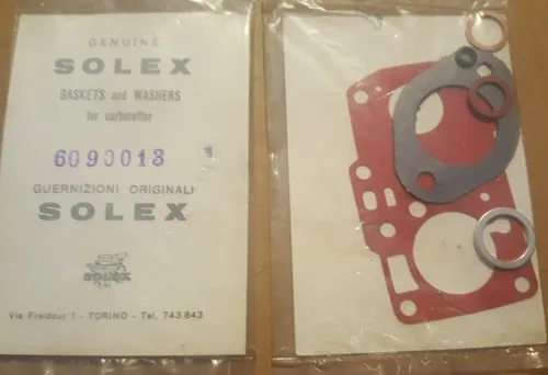 Fiat 500 600 850 Solex 28PIB Carburettor overhaul kit Solex 6090013
