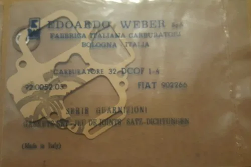 Fiat / Lancia / Alfa Weber 32DCOF carburettor top gasket 902266