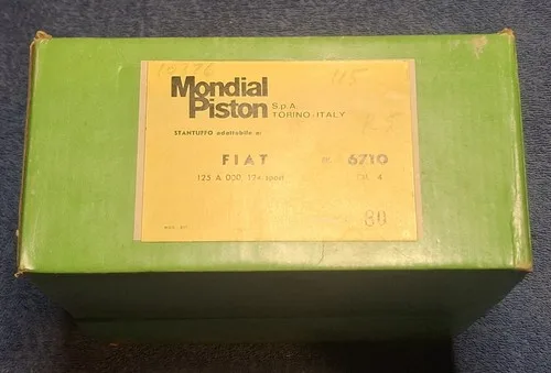 Fiat 124 coupe 1400 Euro 80mm piston set Mondial (6710) std size