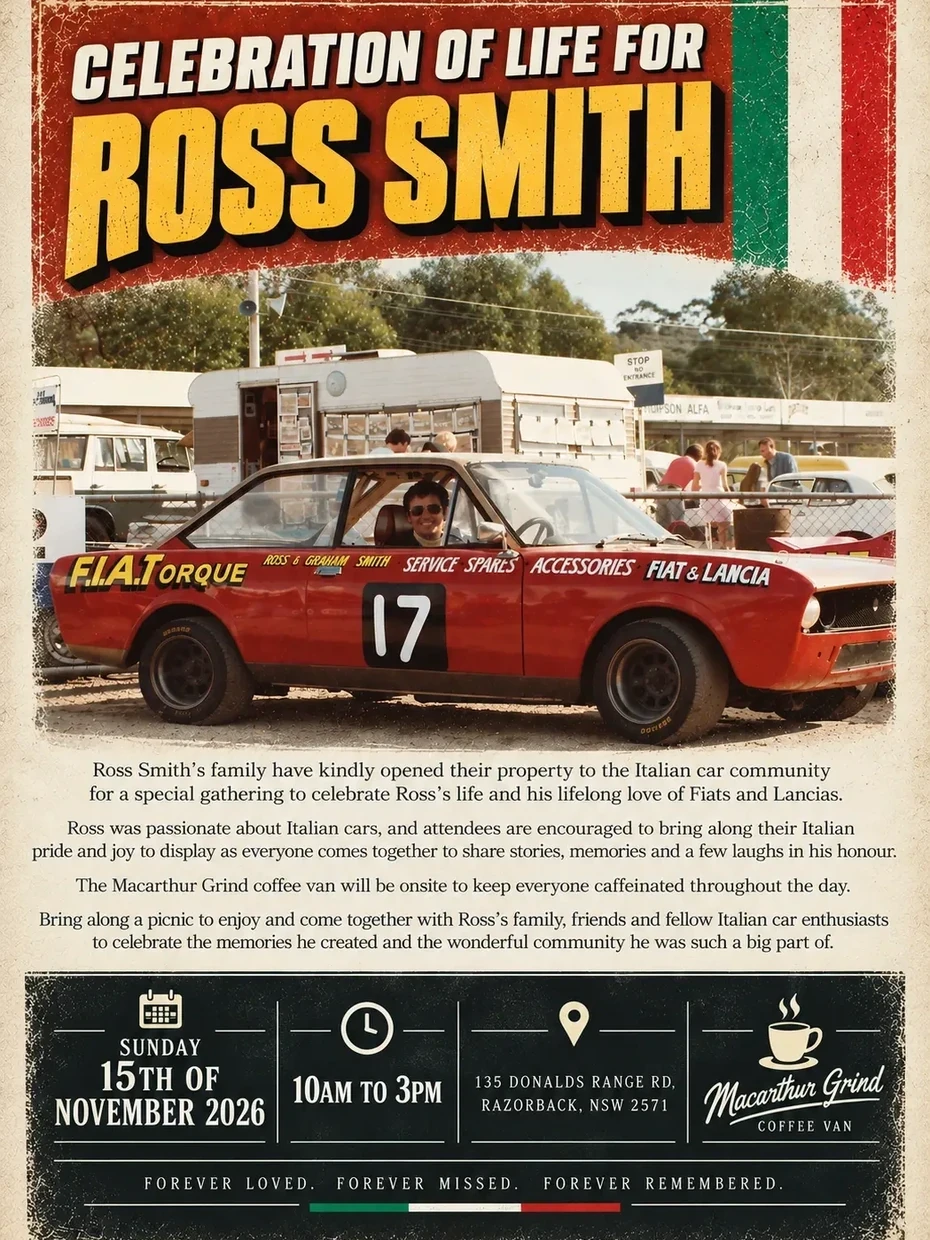Celebration of Life for Ross Smith